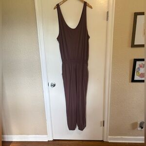 Aerie Taupe jumpsuit